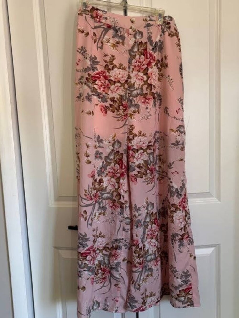 Flowy baggy floral pants - S